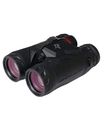 Crimson Trace 013002001 Horizonline 2K Pro Laser Rangefinding 10x42mm Red Illuminated Reticle Black Polymer