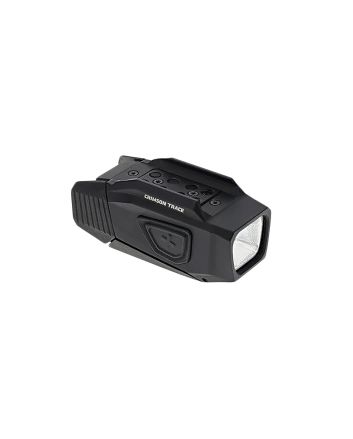 Crimson Trace 0101690 RailLightBlack Aluminum Handgun 100/250/500/1000 Lumens White/Red LED Bulb