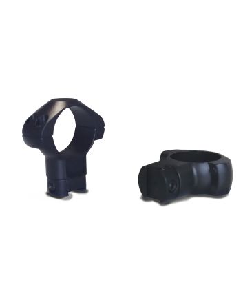 Konus 7418 Steel RingsBlack 30mm 3/8" Grooved Receiver High 0 MOA