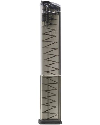 ETS Group SMKGLK17 Pistol Mags17rd Standard 9mm Luger Compatible w/ Glock 19/26/45/18/19X/34 Smoke Polymer