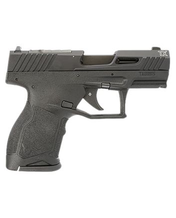 Taurus 1TX2223110 TX22CCompact 22 LR 10+1 3.60" Matte Black Steel Barrel, Black Hard Coat Anodized Serrated Aluminum Slide, Black Polymer Frame w/Picatinny Rail Black Polymer Grips