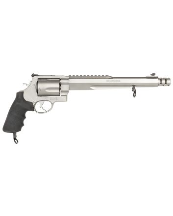 Smith &amp; Wesson 170231 Model 500 Performance Center500 S&amp;W Mag Stainless Steel10.50" Barrel With Muzzle Brake/Picatinny Rail, 5rdCylinder &amp; X-Frame, Chromed Hammer &amp; Trigger With Stop