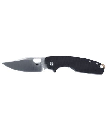 CRKT 5321 Pilar IV 3.09" Folding Plain Satin D2 Steel Blade/Black/SS G10/SS Handle Includes Pocket Clip