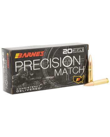 Barnes Bullets 32134 Precision Match300Blackout 220gr Match Burner OTM BT 20 Per Box/10 Case