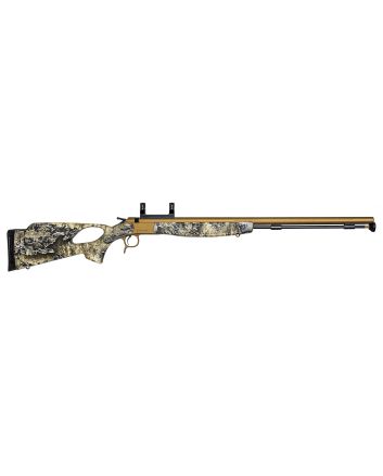 CVA PR2037NM Optima V2 Long Range 50 Cal 209 Primer 28" Fluted, Burnt Bronze Barrel/Rec, Realtree Excape Ambi Thumbole Stock, Quick-Release Breech Plug, DuraSight Scope Mount