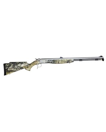 CVA PR2040S Optima V2 50 Cal 209 Primer 26" Stainless Fluted Barrel, Drilled &amp; Tapped Stainless Steel Receiver, Fixed Realtree Excape Synthetic Stock, Fiber Optic Sights