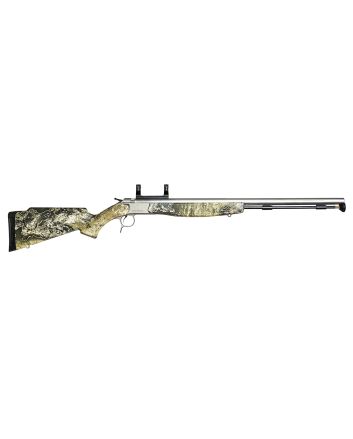 CVA PR2040SM Optima V2 50 Cal 209 Primer 26" Stainless Fluted Barrel, Drilled &amp; Tapped Stainless Steel Receiver, Fixed Realtree Excape Synthetic Stock,DuraSight Dead-On Rail