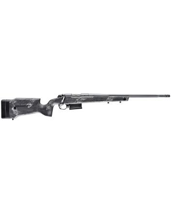 Bergara Rifles B14LM751 B-14 Crest 300 Win Mag 5+1 22" Fluted/Threaded, Sniper Gray Cerakote Barrel/Rec, Monte Carlo Carbon Fiber Stock with Black &amp; Gray Splatter, Omni Muzzle Brake