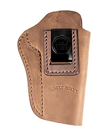 Uncle Mikes-leather(1791) UMIWB6BRWA Inside the WaistbandIWB, Size 06, Brown Leather, Belt Clip Fits 1911 5", Right Hand