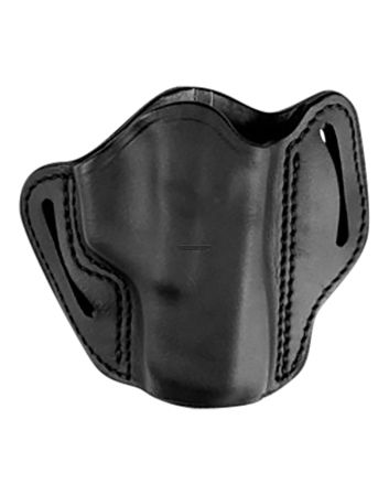 Uncle Mikes-leather(1791) UMOWB4MBLR Outside The WaistbandOWB Size 04 Matte Black Leather Belt Slide Fits Sig P320 Right Hand