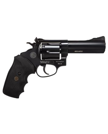Rossi 2RM641 RM64Medium Frame 357 Mag 6 Shot, 4" Black Steel Barrel, Cylinder &amp; Frame, Black Textured Rubber Grip, Hammer Block Safety