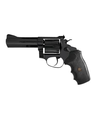 Rossi 2RM661 RM66Medium Frame 38 Special +P/357 Mag 6 Shot, 6" Black Stainless Steel Barrel, Cylinder &amp; Frame, Black Textured Rubber Grip, Hammer Block Safety, Exposed Hammer
