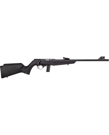 Rossi RB22L1611 RB22Compact 22 LR 10+1, 16" Matte Black Button Rifled Free Floating Steel Barrel, Matte Black Stainless Steel Receiver, Black Monte Carlo Stock, Right Hand