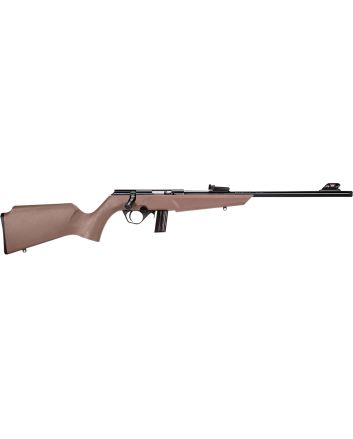 Rossi RB22L1611FDE RB22Compact 22 LR 10+1, 16" Matte Black Button Rifled Free Floating Steel Barrel, Matte Black Stainless Steel Receiver, Flat Dark Earth Monte Carlo Stock, Right Hand