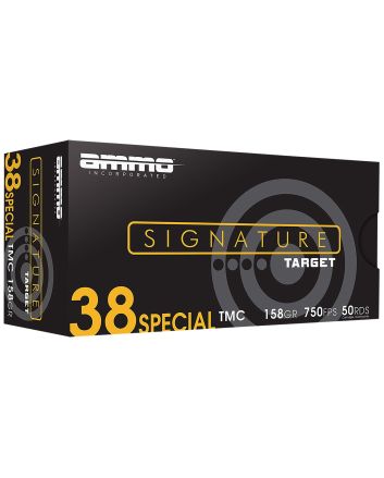 Ammo Inc 38158TMCA50 Signature38Special 158gr Total Metal Case 50 Per Box/20 Case