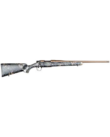 Christensen Arms 8010119100 Mesa FFT 7mm PRC 3+1 22" Threaded Barrel, Burnt Bronze Cerakote, Green with Black/Tan Webbing Stock