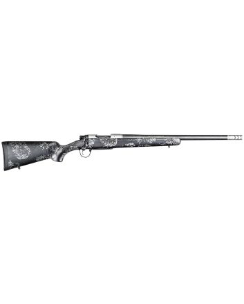 Christensen Arms 8010631800 Ridgeline FFT Full Size 7mm PRC 3+1 22" Carbon Fiber Steel Threaded Barrel, Stainless Aluminum Receiver, Black w/Gray Accents Fixed Sporter w/Flash Forged Technology Stock