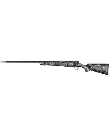 Christensen Arms 8010632000 Ridgeline FFT 7mm PRC 3+1 22" Carbon Fiber/Threaded Barrel, Stainless Steel Cerakote Rec, Black with Gray Accents Stock (Left Hand)