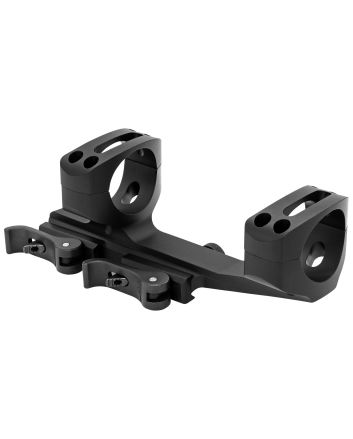 Warne QDXSKEL30TW Skeletonized Scope Mount/Ring Combo Quick Detach Black Anodized 30mm Tube MSR Ultra High Rings