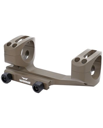 Warne XSKEL30DE X-SKEL Scope Mount/Ring Combo Flat Dark Earth Cerakote 30mm