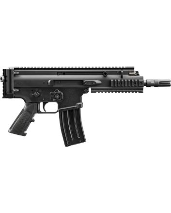 FN 38101244 SCAR 15P 5.56x45mm 10+1 7.50" Black Anodized Chrome Lined Steel Barrel, Black Anodized Aluminum Picatinny Rail Receiver, Black Polymer Grip, Ambidextrous