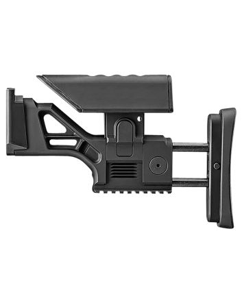 FN 20100566 SSR Rear Stock AssemblyBlack Aluminum, Fully Adjustable for FN SCAR 16S/17S