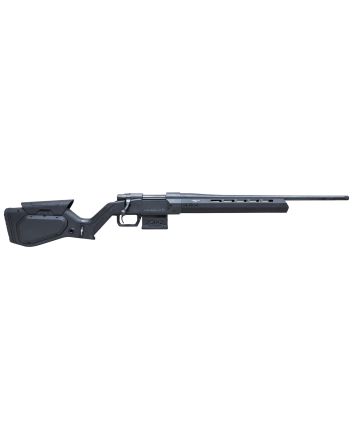 Howa HHERA308BLK M1500 Hera 308 Win 5+1 22" Threaded Barrel, Black Rec, Black Hera H7 Chassis Stock