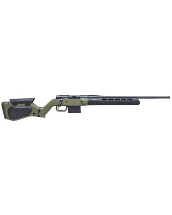 Howa HHERA308ODG M1500 Hera 308 Win 5+1 22" Threaded Barrel, Black Rec, OD Green &amp; Black Hera H7 Chassis Stock