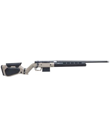 Howa HHERA308TAN M1500 Hera 308 Win 5+1 22" Threaded Barrel, Black Rec, Tan &amp; Black Hera H7 Chassis Stock