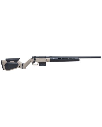 Howa HHERA65CHBTAN M1500 Hera 6.5 Creedmoor 5+1 24" Heavy Threaded Barrel, Black Rec, Tan &amp; Black Hera H7 Chassis Stock