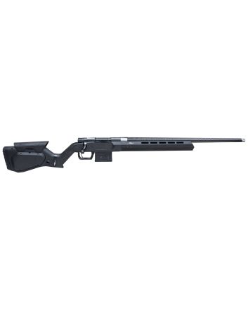Howa HHERA308CFBLK M1500 Hera 308 Win 5+1 24" Carbon Fiber Threaded Barrel, Black Rec, Black Hera H7 Chassis Stock