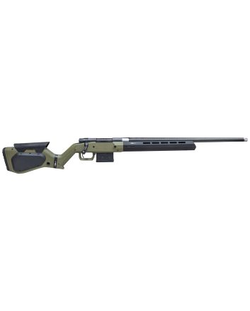 Howa HHERA308CFODG M1500 Hera 308 Win 5+1 24" Carbon Fiber Threaded Barrel, Black Rec, OD Green &amp; Black Hera H7 Chassis Stock
