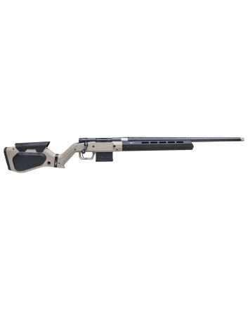 Howa HHERA308CFTAN M1500 Hera 308 Win 5+1 24" Carbon Fiber Threaded Barrel, Black Rec, Tan &amp; Black Hera H7 Chassis Stock