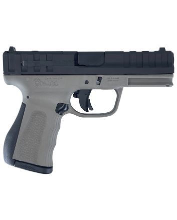 Citadel CITCP9GRY Centurion CP9 Compact Frame 9mm Luger 14+1, 4" Black Steel Barrel, Optic Ready/Serrated Steel Slide, Gray Polymer Frame &amp; Grip