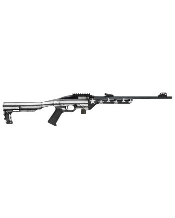Citadel CIT22LRBUSG Trakr22 LR 10+1 18" Blued Steel Threaded Barrel &amp; Receiver, Gray Flag Synthetic Stock