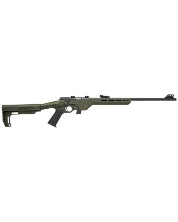 Citadel CIT22LRBLTODG Trakr22 LR 10+1 18" Blued Steel Barrel &amp; Receiver, OD Green Synthetic Stock