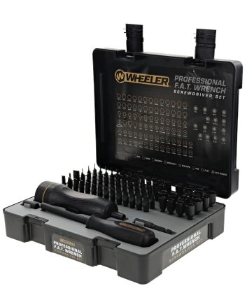 Wheeler 4001004 Pro F.A.T. Screwdriver Set 100 Pieces