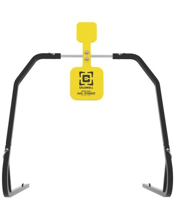 Caldwell 1196226 Daul SpinnerYellow AR500 Steel 3/8" Thick Standing Target Includes 5" &amp; 8" Plates