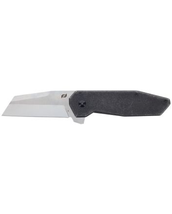 Schrade 1136251 Slyte3" Folding Plain Satin D2 Steel Blade 4.50" Dark Stonewash Stainless Steel Handle
