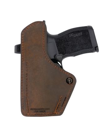 Versacarry 1CC2621G43 Compound Custom IWB Brown Polymer Belt Clip Fits Glock 43 Right Hand