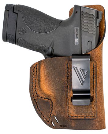 Versacarry 32101 ElementIWB Size 01 Brown Leather Belt Clip