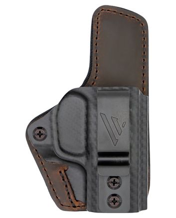 Versacarry CFC211G19 Comfort Flex Custom IWB Brown Polymer Belt Clip Fits Glock 19 Right Hand