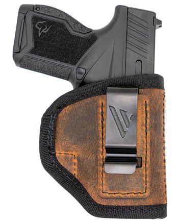 Versacarry RA2111 RangerIWB Size 01 Brown Polymer Leather Belt Clip
