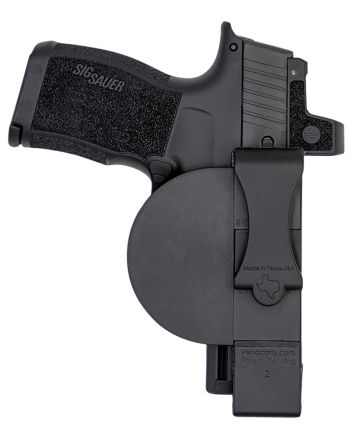 Versacarry 380XS ZerobulkIWB Size Extra Small Black Resin Belt Clip Fits 2.75" Barrel Ambidextrous