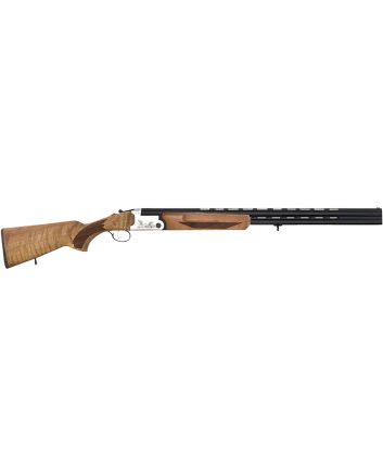 Iver Johnson Arms IJ60028LW28S IJ600 Lightweight Full Size 28 Gauge Break Open 3" 2rd 28" Black Over/Under Vent Rib Barrel, Silver Engraved Aluminum Receiver, Fixed Walnut Wood Stock, Ambidextrous