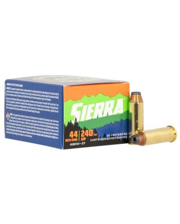 Sierra A861037 Outdoor Master44RemMag 240gr Jacketed Hollow Point Sport Master 20/Box