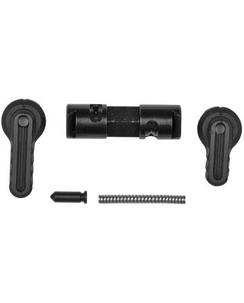 Battle Arms Development BADASSPRO Bad-Ass-Pro Reversible Safety Selector Black Phosphate Steel, Ambidextrous, 90/60 degree for S&amp;W M&amp;P15-22