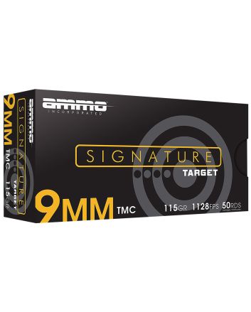 Ammo Inc 9115TMCA50 Signature9mm Luger 115gr Total Metal Case 50 Per Box/20 Case