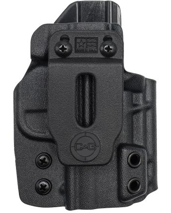 C&amp;G Holsters 0952100 CovertIWB Black Kydex Belt Clip Fits Springfield Hellcat Right Hand