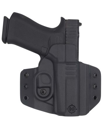 C&amp;G Holsters 0060100 CovertOWB Black Kydex Belt Loop Glock 43/43X/MOS